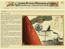 Tablet Screenshot of browarymazowsza.pl